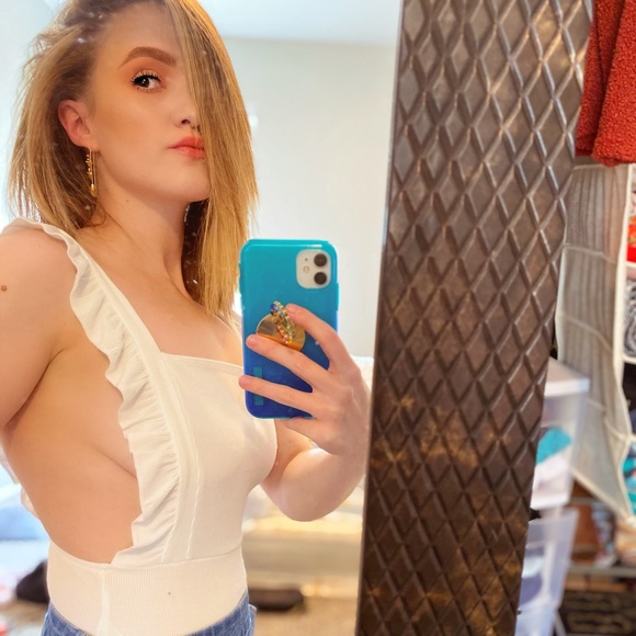 White bodysuit - Picture 2 of 2